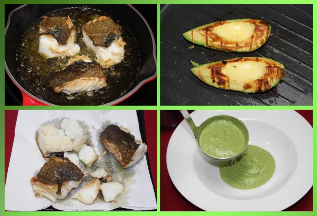Skrei con Aguacate y Albahaca