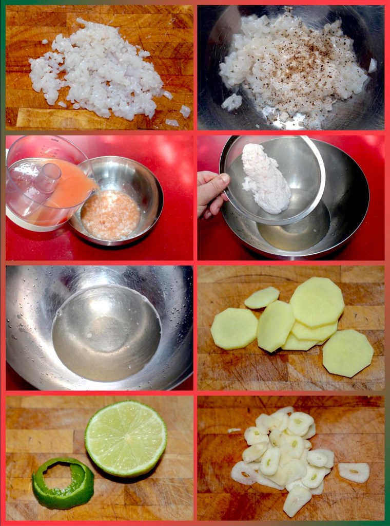 Calamar en Tartar y su Infusión