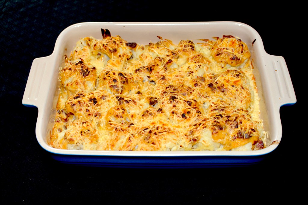 Coliflor con Bechamel Gratinada