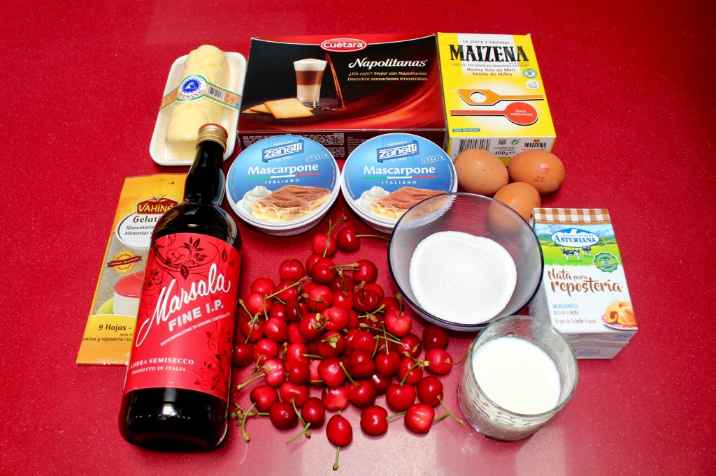 Tarta de Cerezas con Mascarpone