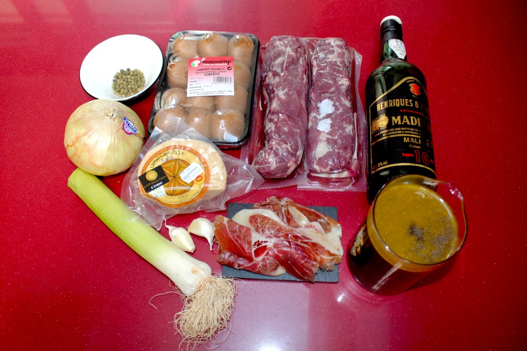 Solomillo Relleno a la Pimienta Verde