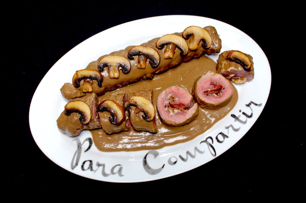 Solomillo Relleno a la Pimienta Verde