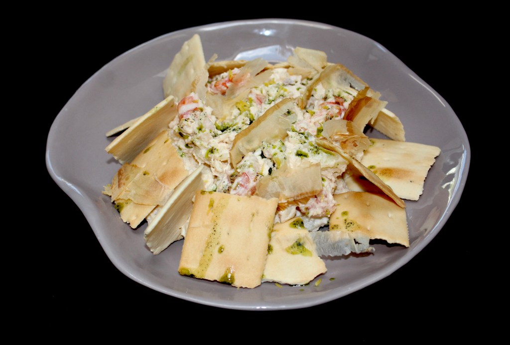 Ensaladilla Rusa Cítrica con Gambones y Bonito