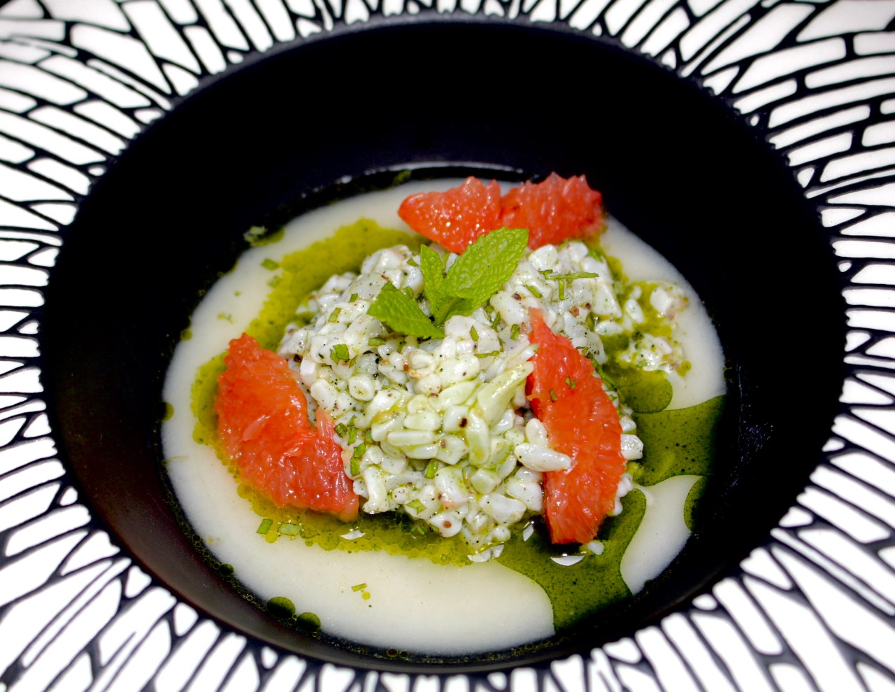 Calamar en Tartar y su&nbsp;Infusión