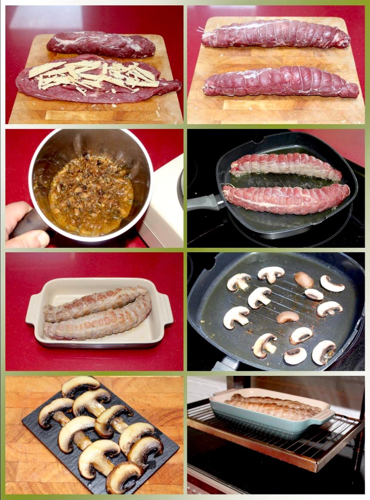 Solomillo Relleno a la Pimienta Verde