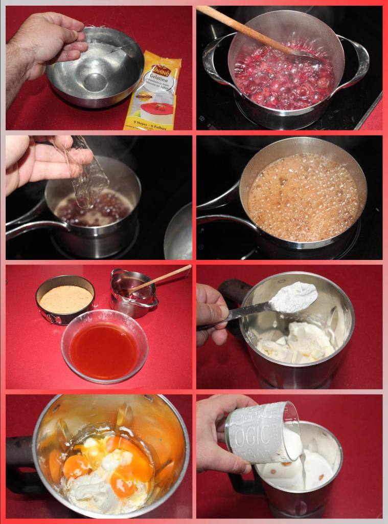 Tarta de Cerezas con Mascarpone