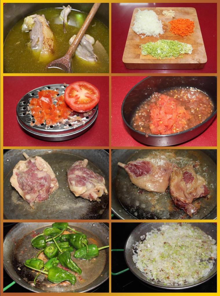 Arroz con Confit de Pato y Arándanos