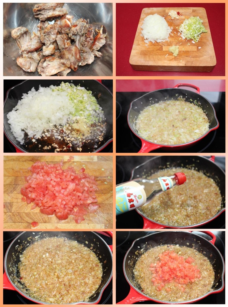 Conejo con Salsa de Melocotón