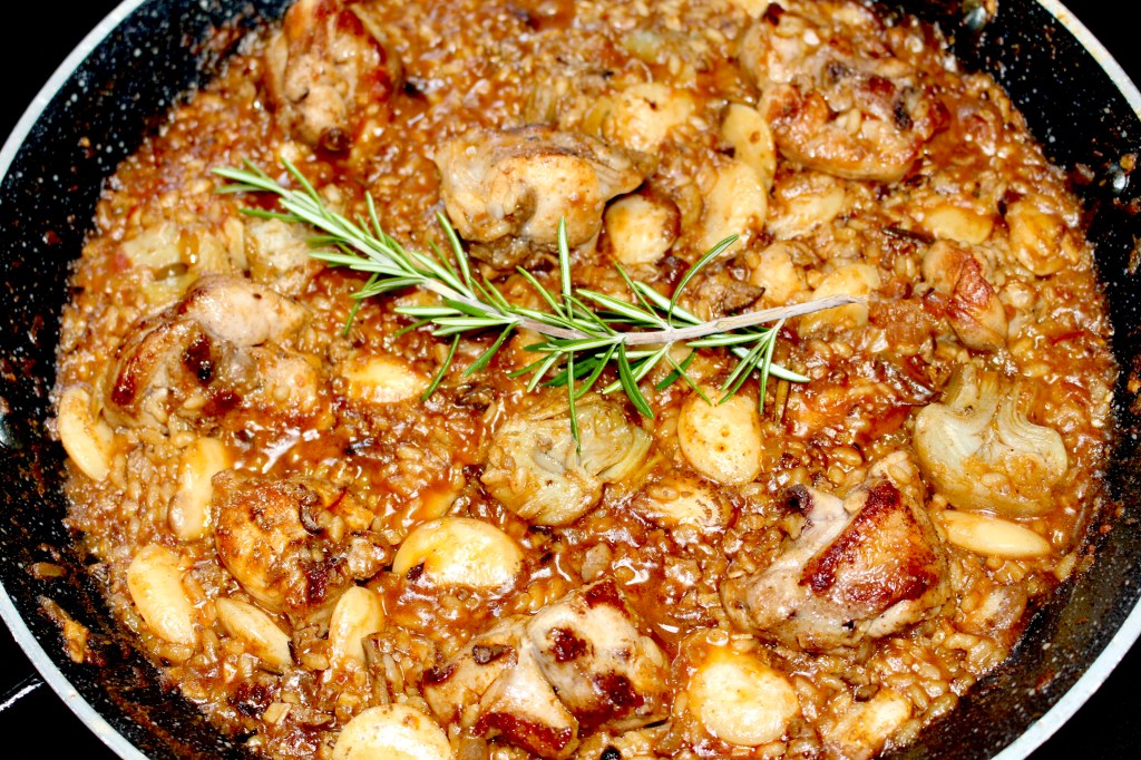 Arroz con Conejo, Habichuelas y Alcachofas