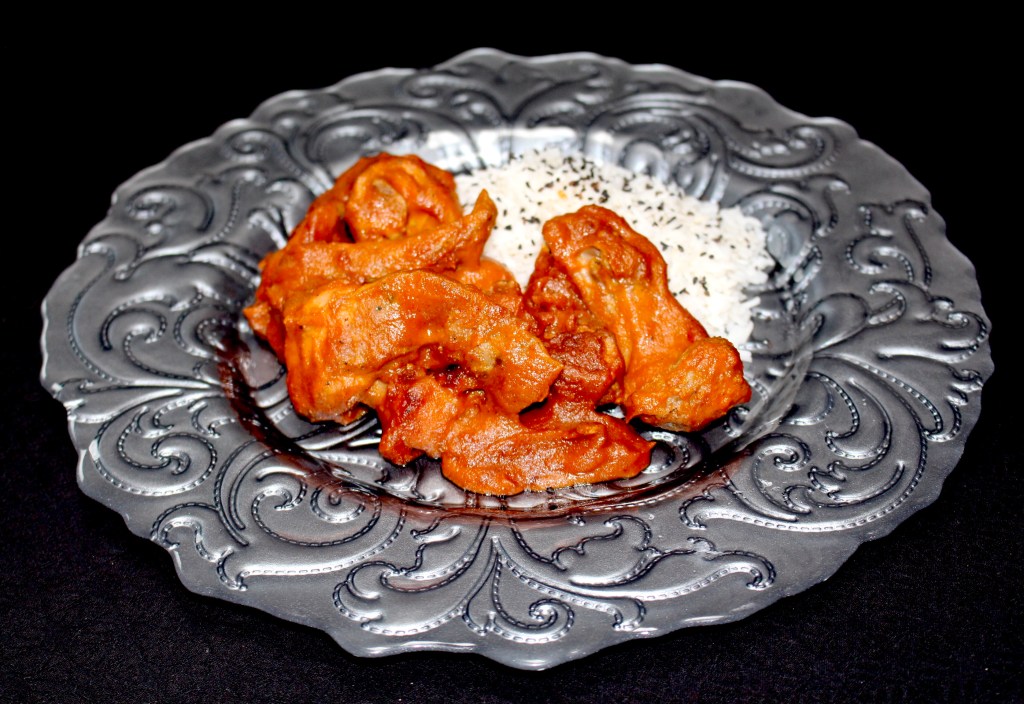 Conejo con Salsa de Melocotón