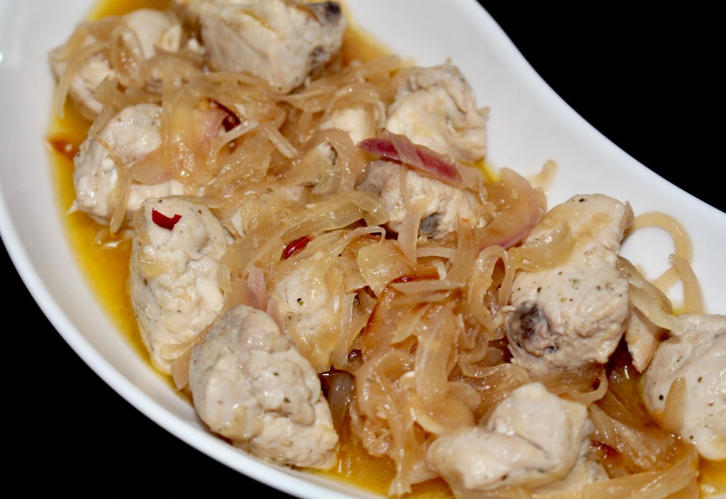 Bonito Encebollado a la Sidra