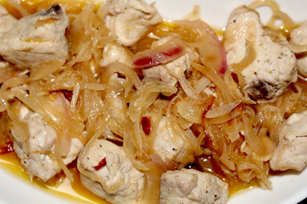 Bonito Encebollado a la Sidra