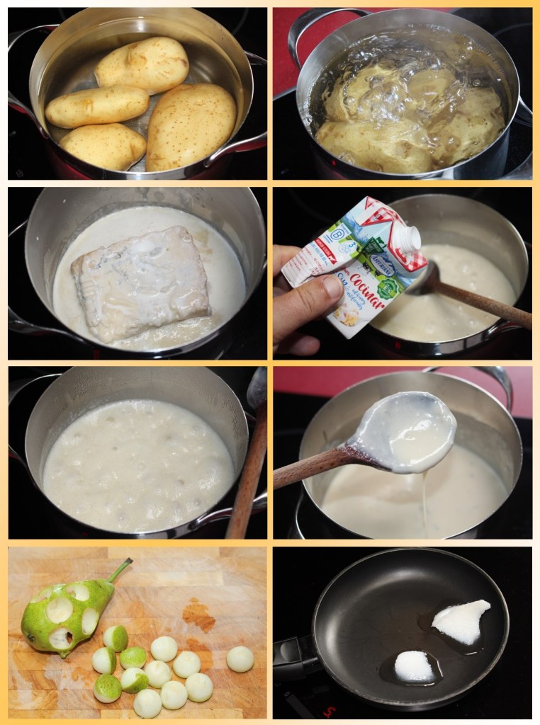 Gnocchis con Gorgonzola, Pera y Nueces