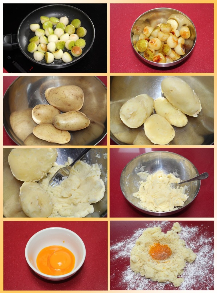 Gnocchis con Gorgonzola, Pera y Nueces