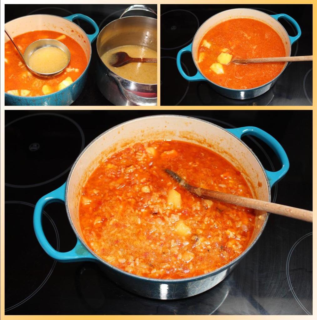 Guiso de Patatas y Arroz con Bacalao