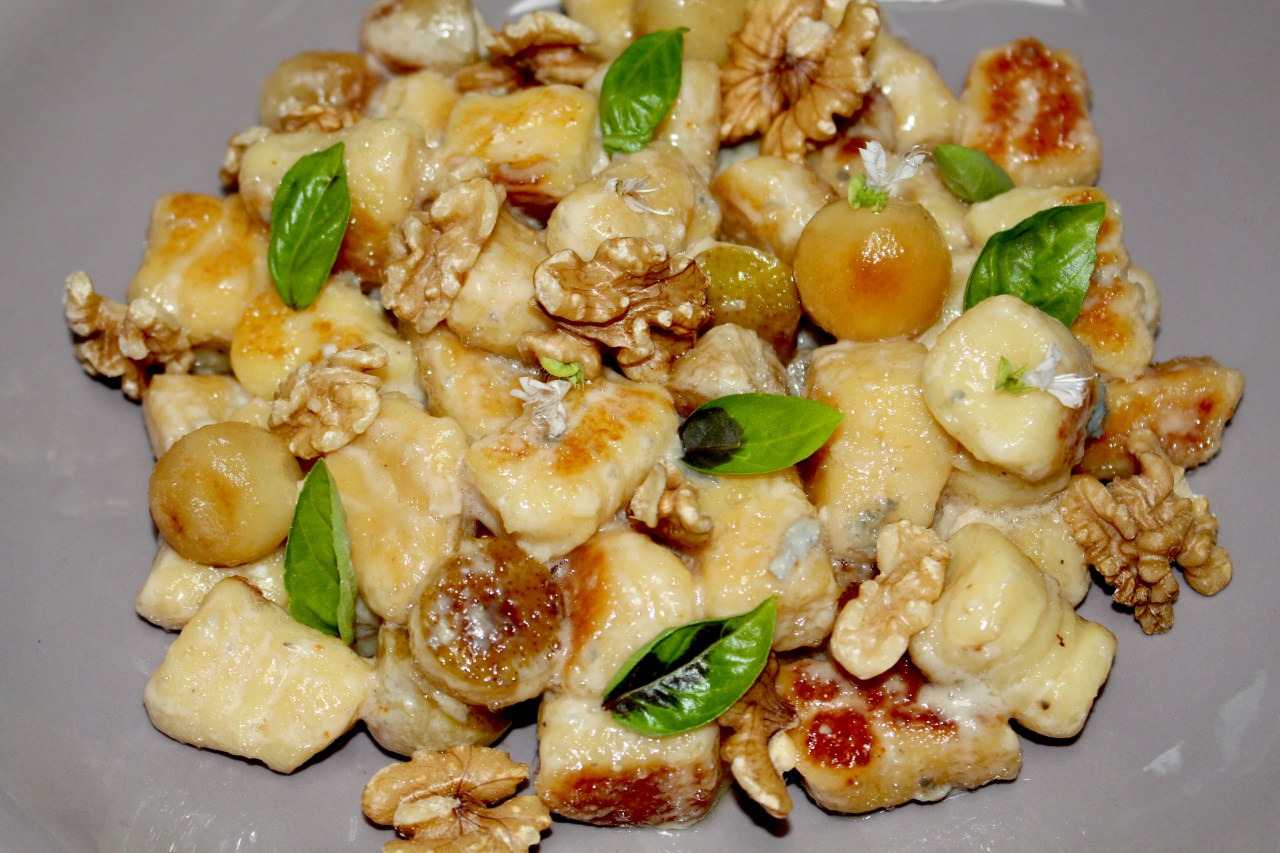 Gnocchis con Gorgonzola, Pera y&nbsp;Nueces