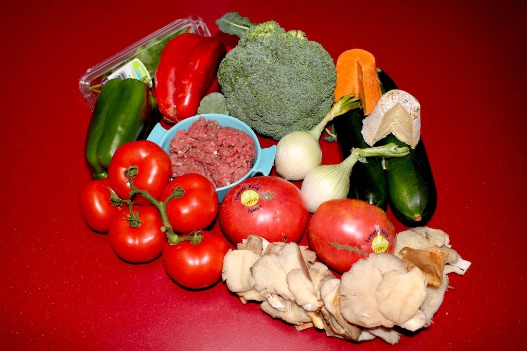 Lasaña de Verduras y Carne sin Pasta