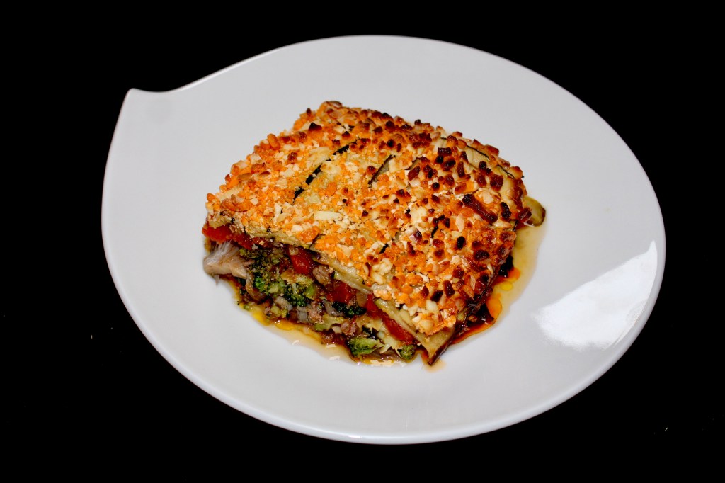 Lasaña de Verduras y Carne sin Pasta