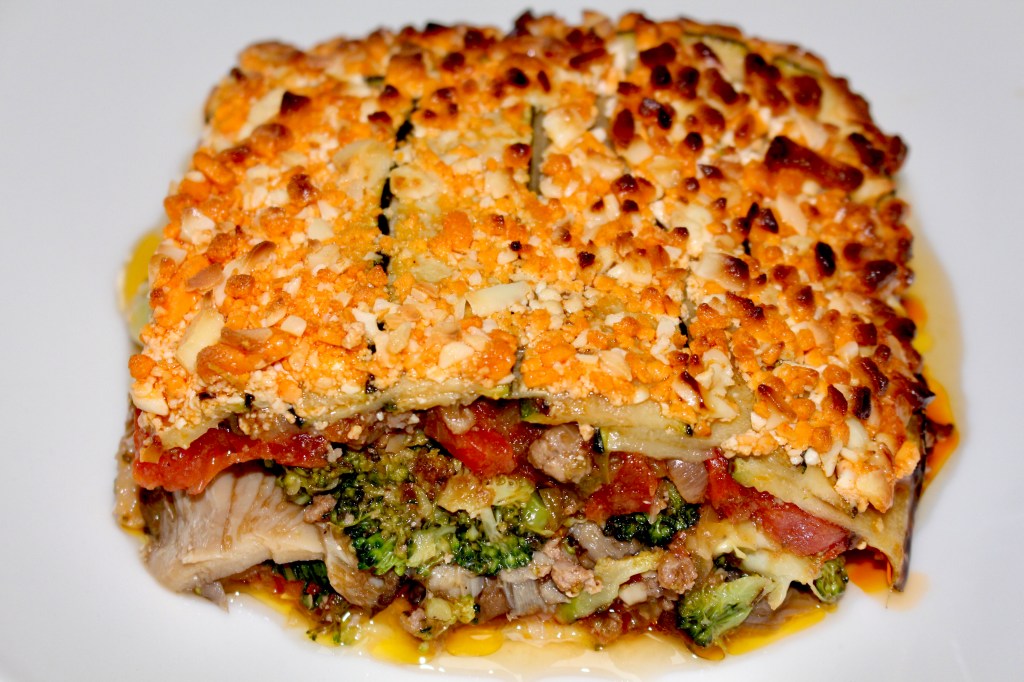 Lasaña de Verduras y Carne sin Pasta