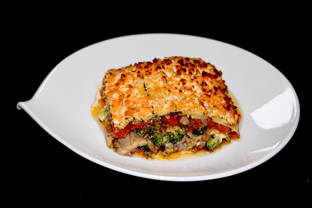 Lasaña de Verduras y Carne sin Pasta