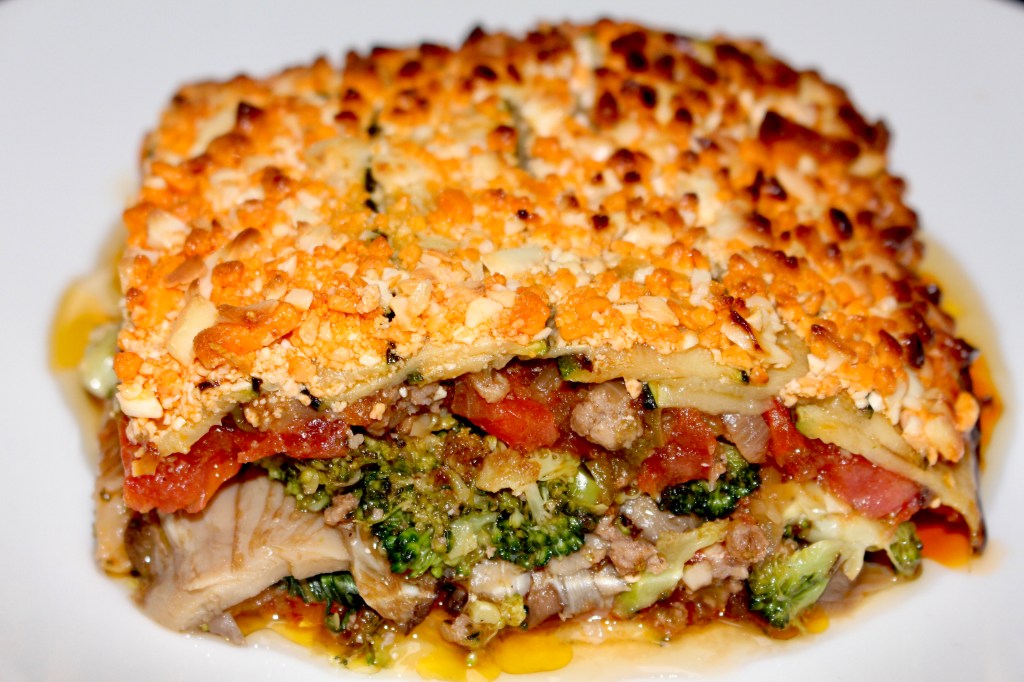 Lasaña de Verduras y Carne sin Pasta