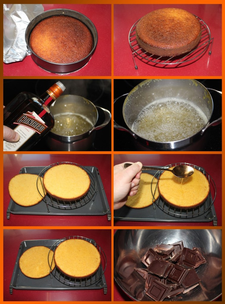 Tarta de Naranja y Chocolate