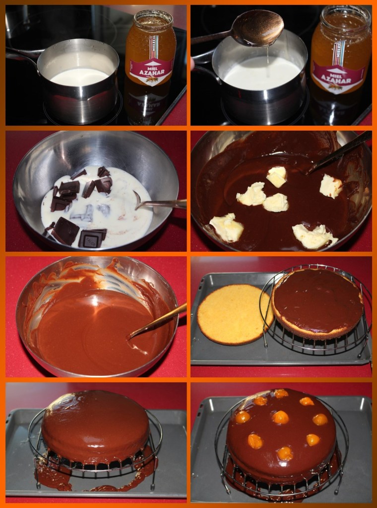 Tarta de Naranja y Chocolate