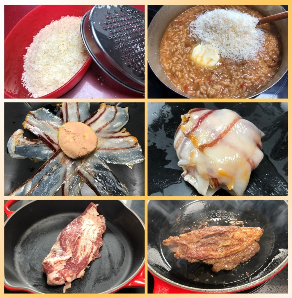 Risotto con Rebozuelos y Pluma Ibérica