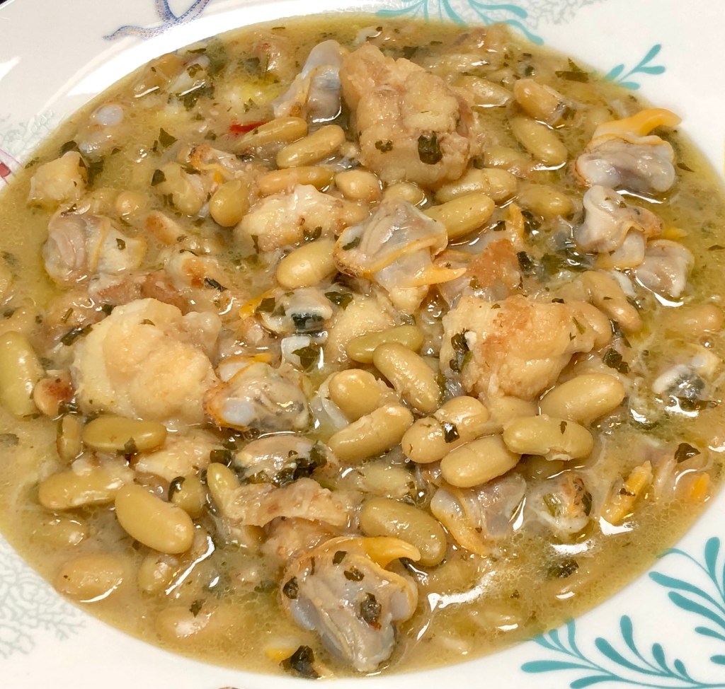 Verdinas con Pixin y Berberechos