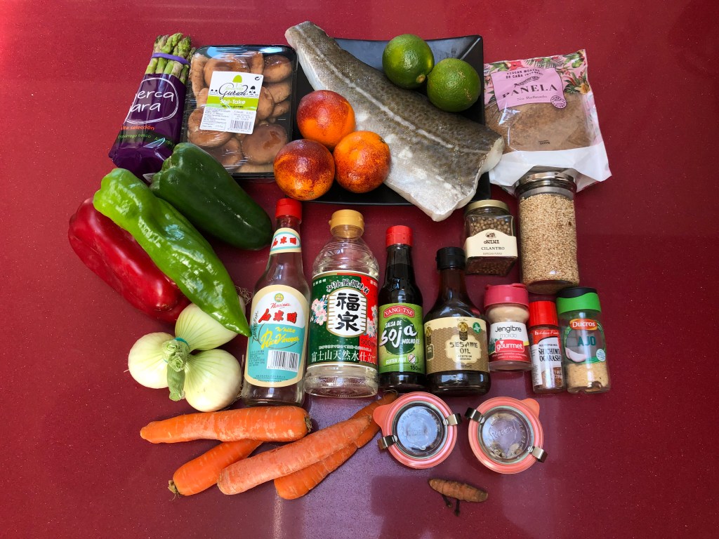 Skrei con Verduras Estilo Asiático