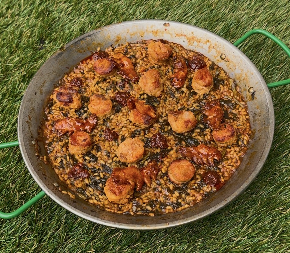 Arroz con Alheira, Grelos y&nbsp;Crestas